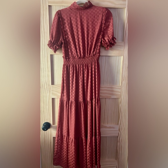 Burnt Orange Maxi Dress - Picture 7 of 8